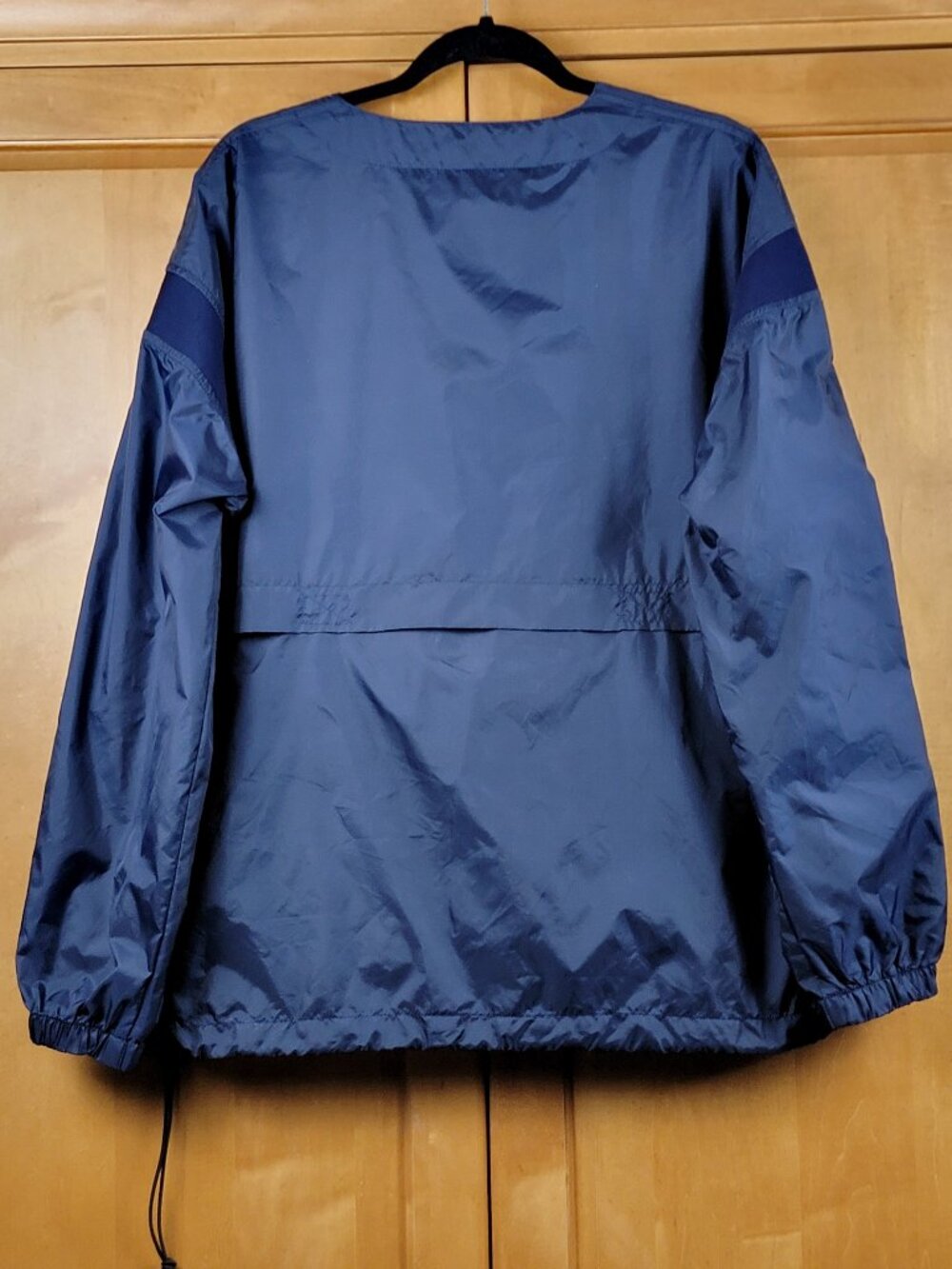 Vintage 90s MLB Navy New York Yankees Majestic Pullover Nylon Rain Jacket - M - Picture 5 of 13